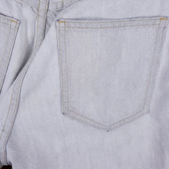 RACHEL COMEY Jeans Womens Size 2 Light Gray Wash Straight Leg Denim FLAW - Picture 6 of 14